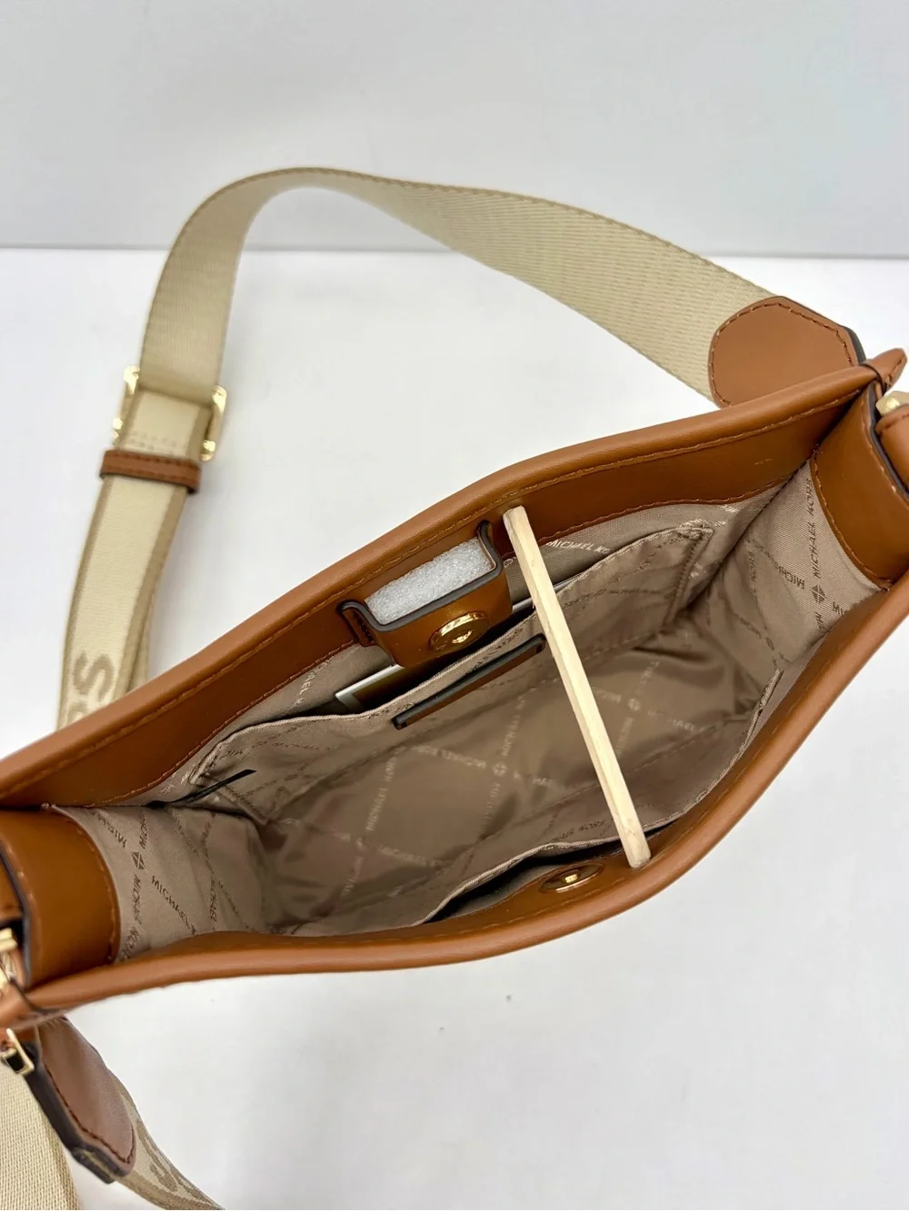 Michael Kors Briley Small Logo Messenger Crossbody Bag
